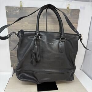 Coach Legacy Rory 19892 Black Leather Satchel Purse Shoulder Bag